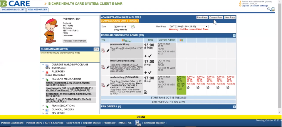 screenshot of B Care